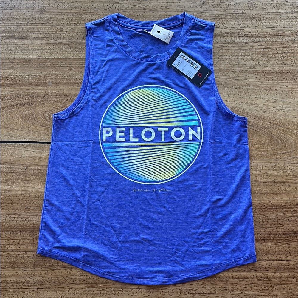 Spiritual Gangster x Peloton Iris color Tank Top - NWT - Size small - Picture 2 of 5